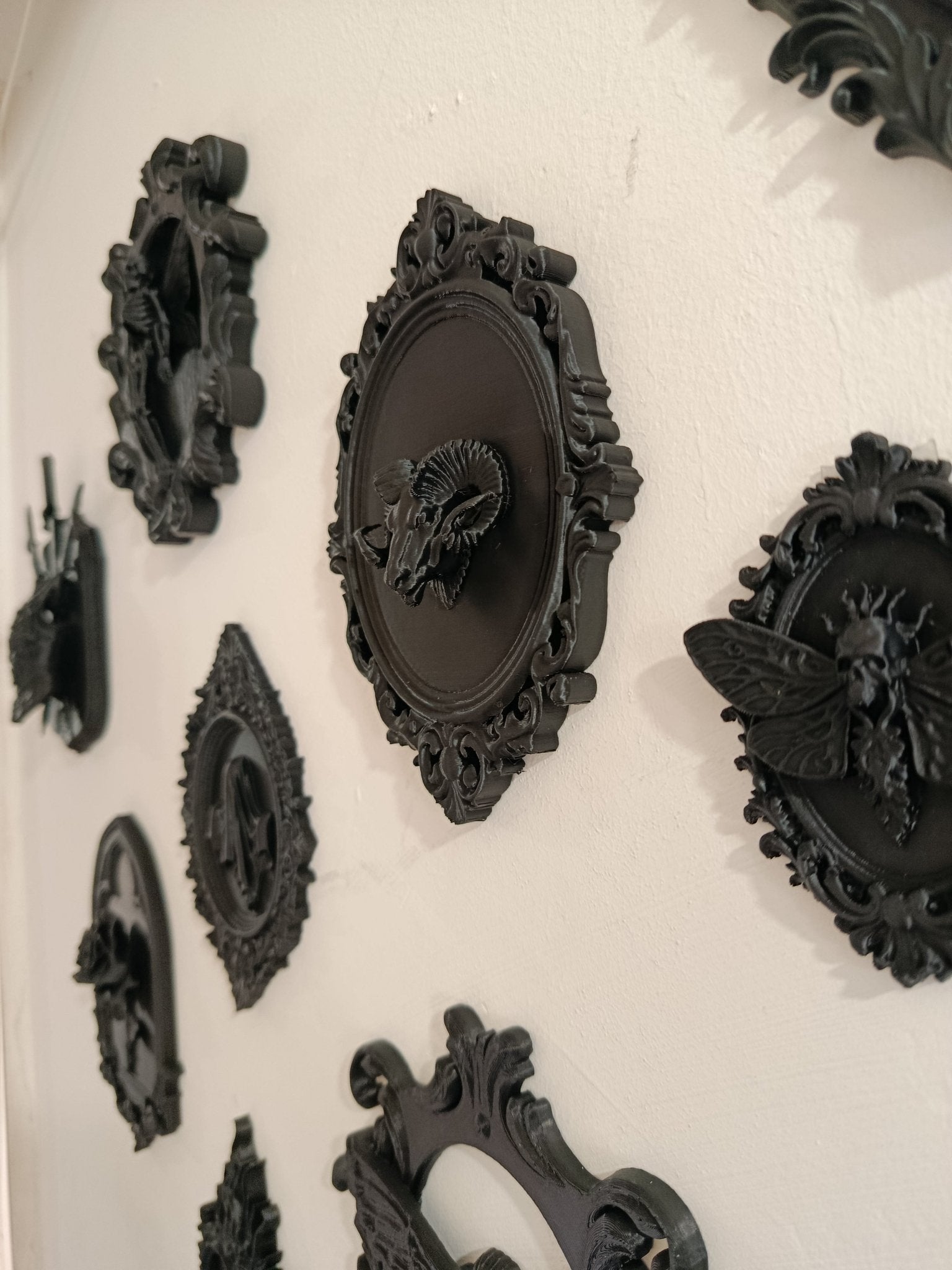 🖤 The Baphometic Head Plaque - Dark Relics