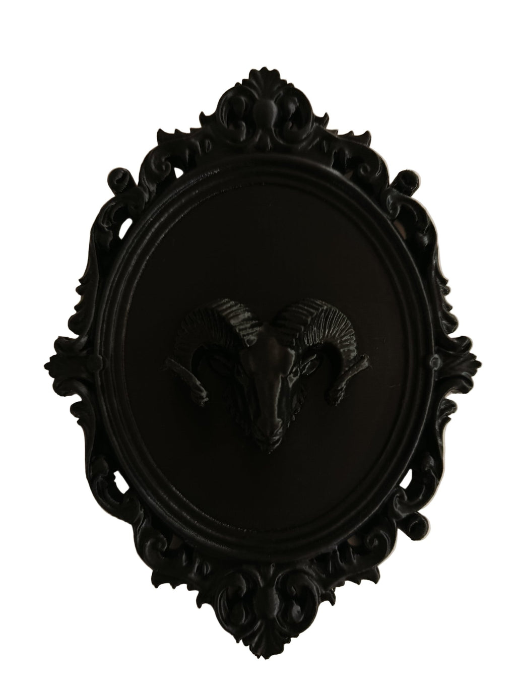 🖤 The Baphometic Head Plaque - Dark Relics