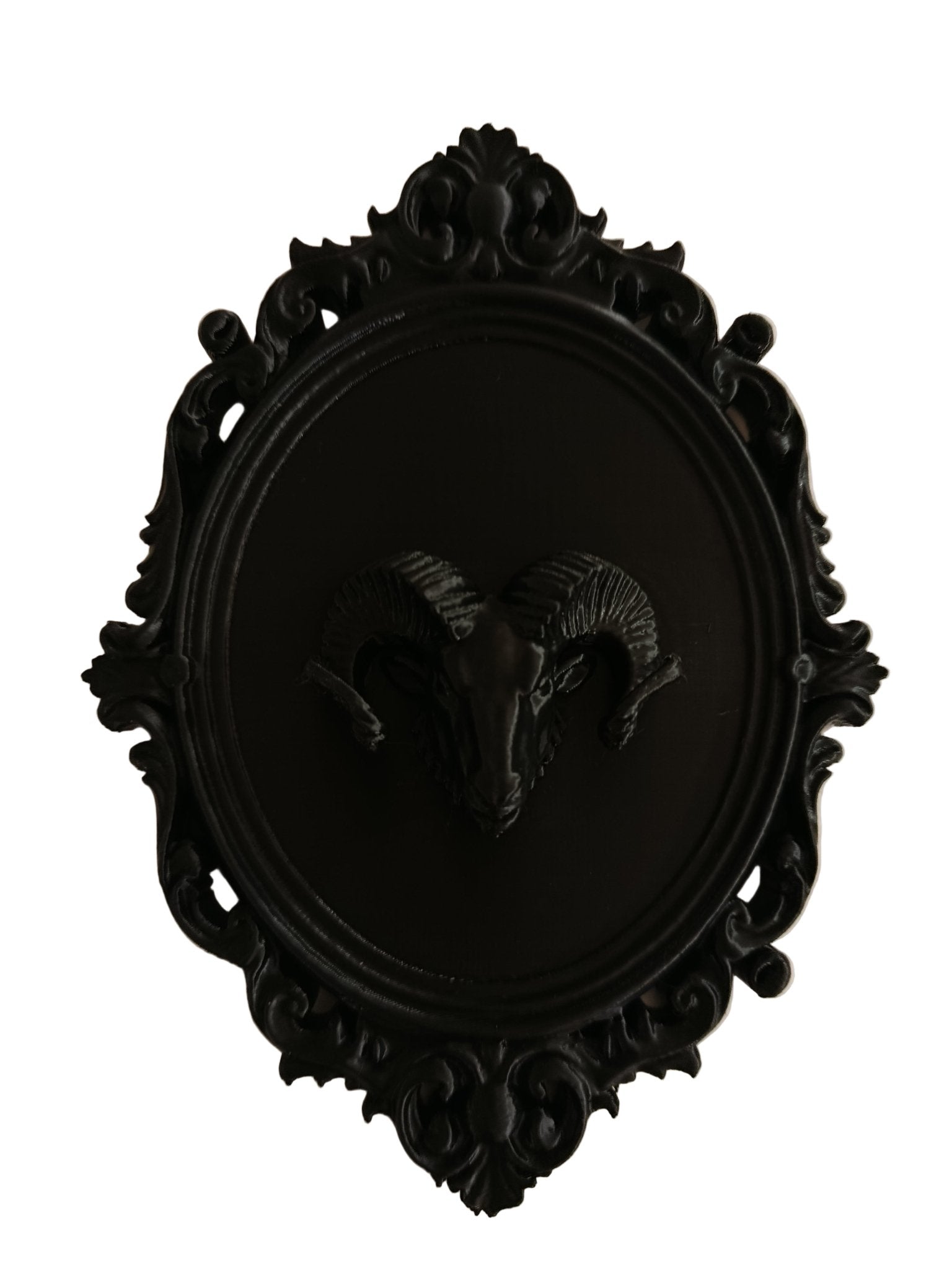 🖤 The Baphometic Head Plaque - Dark Relics